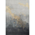 8' X 10' Gold And Gray Abstract Washable Area Rug With UV Protection