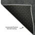 8' X 10' Gold And Gray Abstract Washable Area Rug With UV Protection
