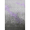 5' X 8' Lavender And Gray Abstract Washable Area Rug With UV Protection