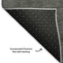 5' X 8' Lavender And Gray Abstract Washable Area Rug With UV Protection