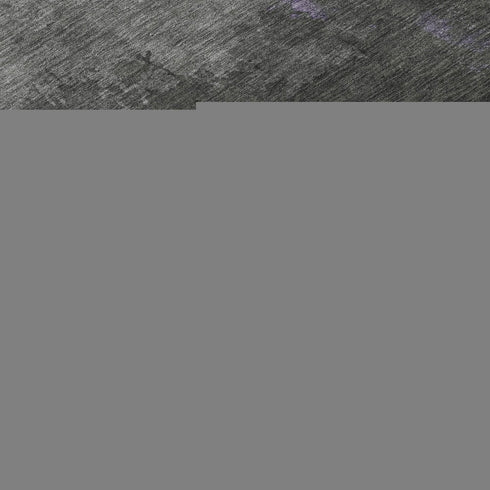 5' X 8' Lavender And Gray Abstract Washable Area Rug With UV Protection