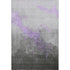 9' X 12' Lavender And Gray Abstract Washable Area Rug With UV Protection