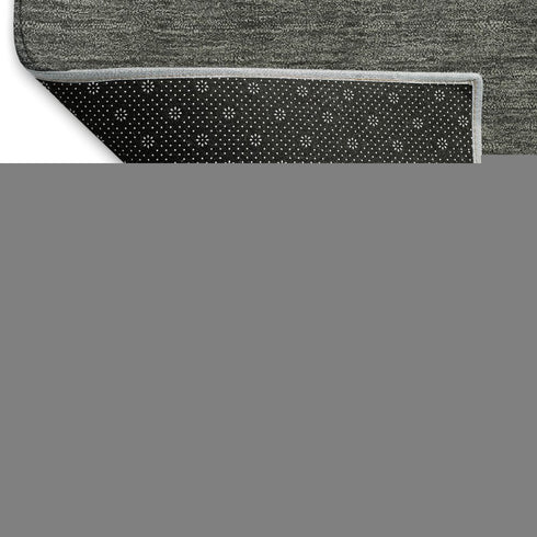 9' X 12' Lavender And Gray Abstract Washable Area Rug With UV Protection
