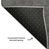 5' X 8' Teal And Gray Abstract Washable Area Rug With UV Protection