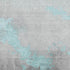5' X 8' Teal And Gray Abstract Washable Area Rug With UV Protection
