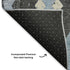5' X 8' Blue Charcoal And Ivory Southwestern Washable Area Rug With UV Protection