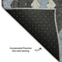 8' X 10' Blue Charcoal And Ivory Southwestern Washable Area Rug With UV Protection