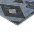 8' X 10' Blue Charcoal And Ivory Southwestern Washable Area Rug With UV Protection