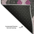 9' X 12' Pink And Charcoal Southwestern Washable Area Rug With UV Protection