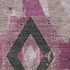 9' X 12' Pink And Charcoal Southwestern Washable Area Rug With UV Protection