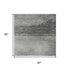 5' X 8' Blush And Gray Striped Washable Area Rug With UV Protection