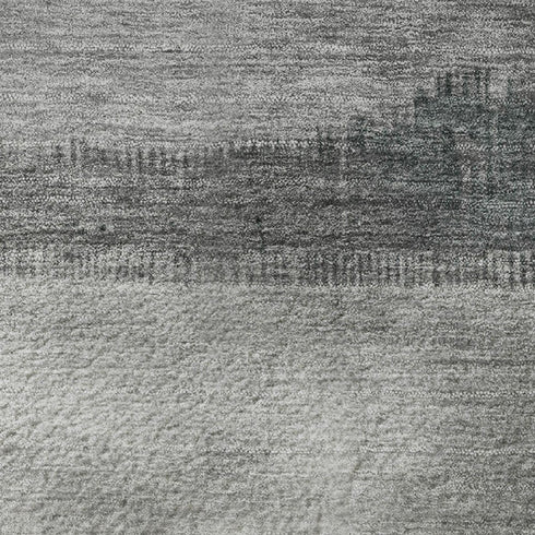 5' X 8' Blush And Gray Striped Washable Area Rug With UV Protection