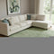 8' X 10' Artichoke Green And Beige Abstract Washable Area Rug With UV Protection