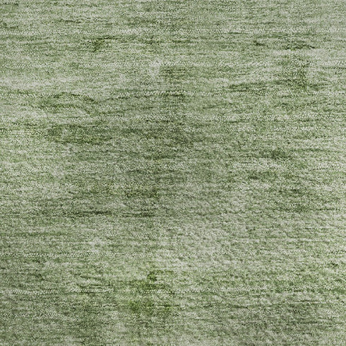 8' X 10' Artichoke Green And Beige Abstract Washable Area Rug With UV Protection