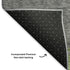8' Artichoke Green And Gray Abstract Washable Round Rug With UV Protection