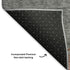 8' X 10' Salmon And Gray Abstract Washable Area Rug With UV Protection