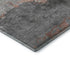 8' X 10' Salmon And Gray Abstract Washable Area Rug With UV Protection