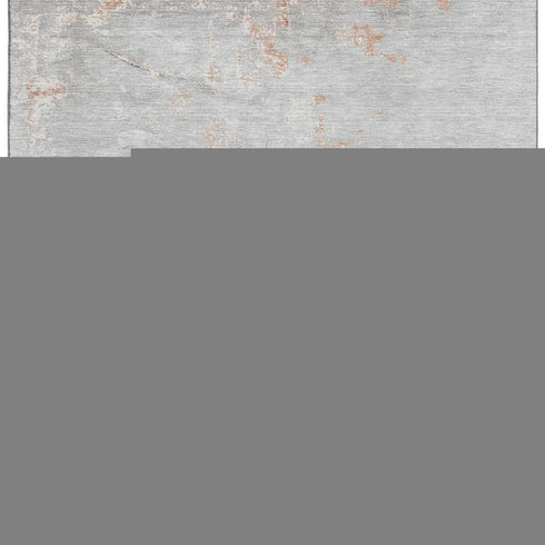 8' X 10' Salmon And Gray Abstract Washable Area Rug With UV Protection