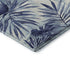 5' X 8' Blue And Ivory Floral Washable Area Rug With UV Protection