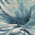 5' X 8' Teal And Ivory Floral Washable Area Rug With UV Protection