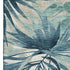 5' X 8' Teal And Ivory Floral Washable Area Rug With UV Protection
