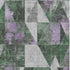 8' X 10' Emerald And Purple Geometric Washable Area Rug With UV Protection