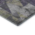 8' X 10' Purple And Beige Geometric Washable Area Rug With UV Protection