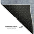 8' X 10' Denim Blue And Gray Abstract Washable Area Rug With UV Protection