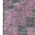 9' X 12' Blush Charcoal And Gray Diamond Washable Area Rug With UV Protection