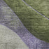 8' X 10' Olive Green And Purple Abstract Washable Area Rug With UV Protection