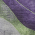 9' X 12' Purple And Green Abstract Washable Area Rug With UV Protection