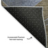 8' X 10' Taupe And Blue Abstract Washable Area Rug With UV Protection