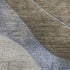 8' X 10' Taupe And Blue Abstract Washable Area Rug With UV Protection