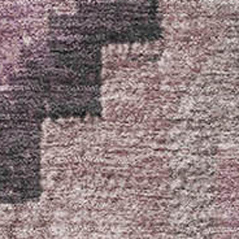 5' X 8' Blush And Gray Ikat Washable Area Rug With UV Protection
