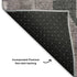 5' X 8' Lavender And Gray Ikat Washable Area Rug With UV Protection