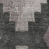 5' X 8' Lavender And Gray Ikat Washable Area Rug With UV Protection