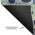 8' X 10' Navy Blue Yellow And Green Geometric Washable Area Rug With UV Protection
