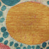 8' Teal Pink And Orange Geometric Washable Round Rug With UV Protection