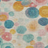 5' X 8' Beige Teal And Orange Geometric Washable Area Rug With UV Protection