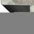 5' X 8' Ivory Gray And Silver Geometric Washable Area Rug With UV Protection