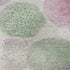 8' Pink Green And Ivory Geometric Washable Round Rug With UV Protection