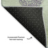 8' X 10' Artichoke Green And Purple Geometric Washable Area Rug With UV Protection