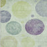 8' X 10' Artichoke Green And Purple Geometric Washable Area Rug With UV Protection