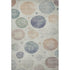 8' X 10' Beige And Blue Geometric Washable Area Rug With UV Protection