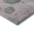 5' X 8' Blush Green And Pink Geometric Washable Area Rug With UV Protection