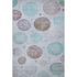 5' X 8' Blue Brown And Teal Geometric Washable Area Rug With UV Protection