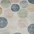 5' X 8' Beige Blue And Wheat Geometric Washable Area Rug With UV Protection