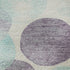 9' X 12' Plum Teal And Ivory Geometric Washable Area Rug With UV Protection
