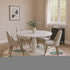 8' Salmon Emerald And Ivory Geometric Washable Round Rug With UV Protection