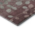 5' X 8' Blush And Emerald Floral Washable Area Rug With UV Protection